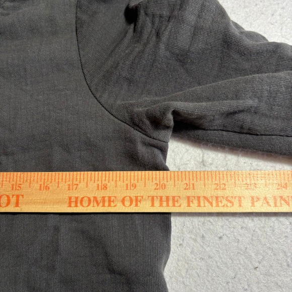 INGKKO Black Long Sleeve Midi Dress Pockets Crew Neck Made In Korea - Picture 5 of 9